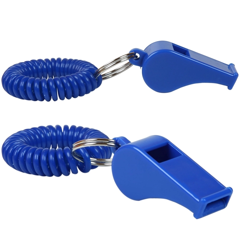 Promotional Whistle with Coiled Wristband