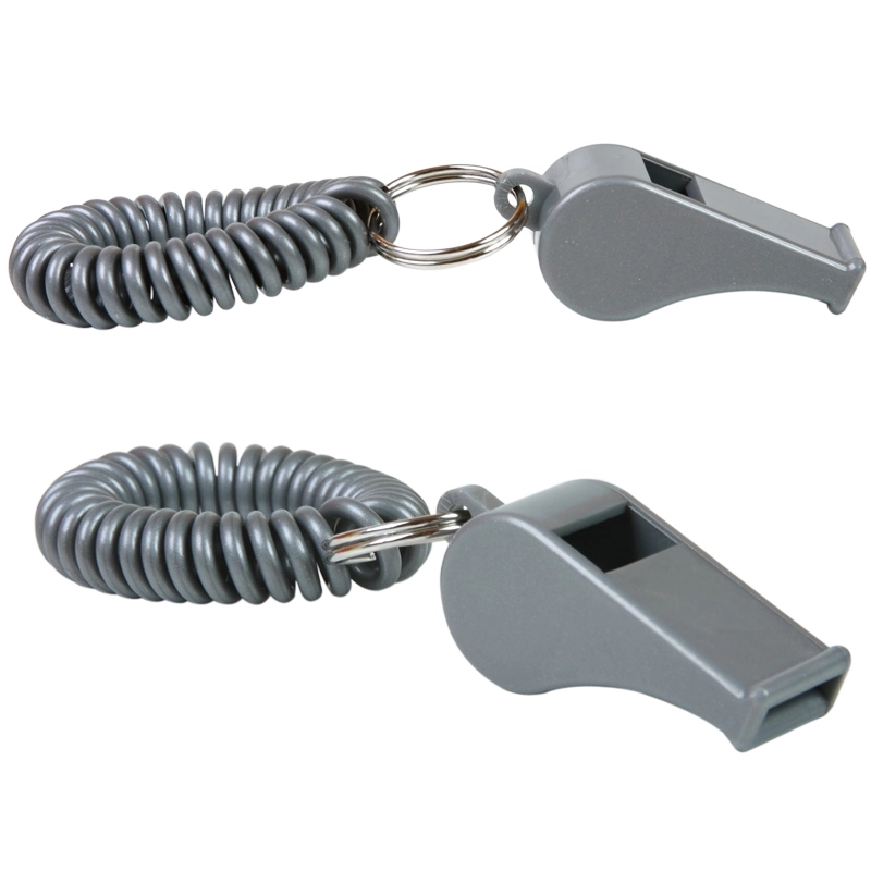Promotional Whistle with Coiled Wristband