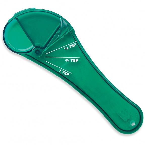Green 4-in-1 Promo Measuring Spoon