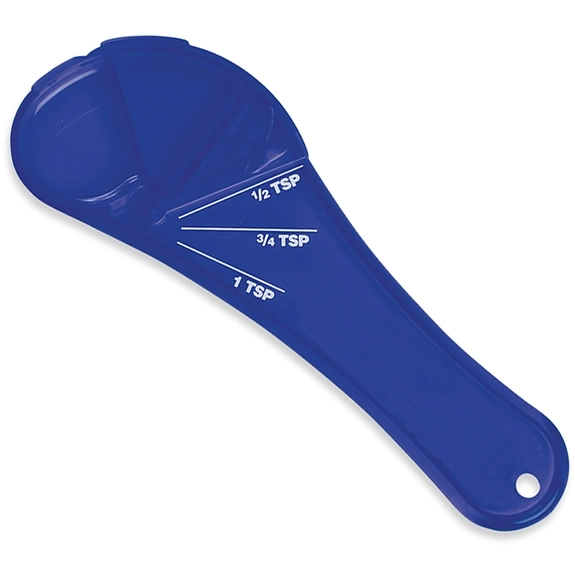 Translucent blue 4-in-1 Promo Measuring Spoon