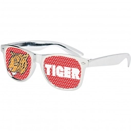 Silver -Color Custom Lens Promotional Glasses