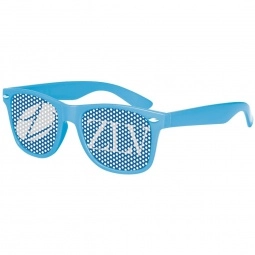 Blue Full-Color Custom Lens Promotional Glasses
