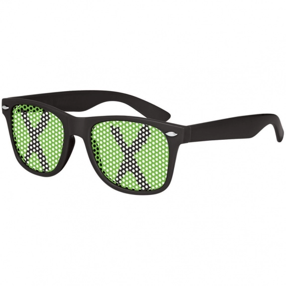 Black Full-Color Custom Lens Promotional Glasses