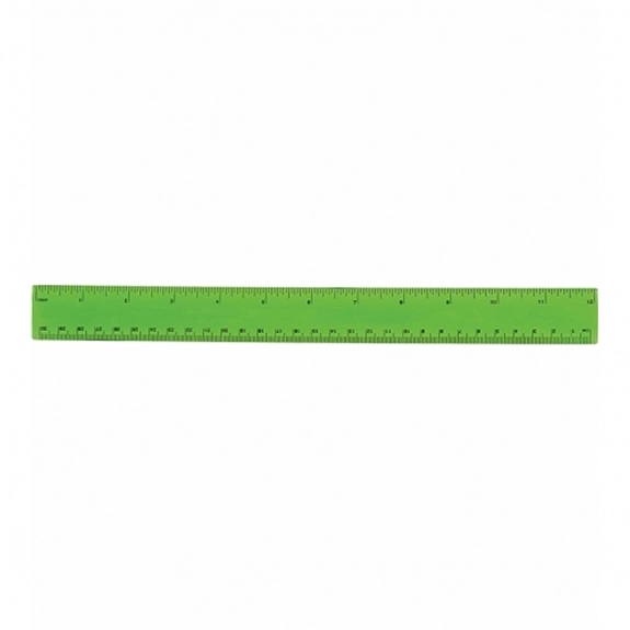 Translucent Green Full Color Flexible Custom Ruler