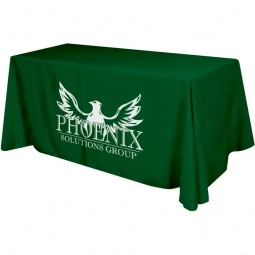 4-Sided Flat Custom Table Covers - 6 ft.