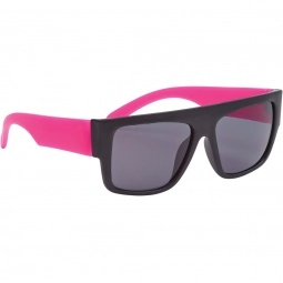 Surfer-Style Rubberized Promotional Sunglasses