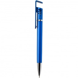 Blue 2-in-1 Stylus Custom Pen w/ Cell Phone Stand 