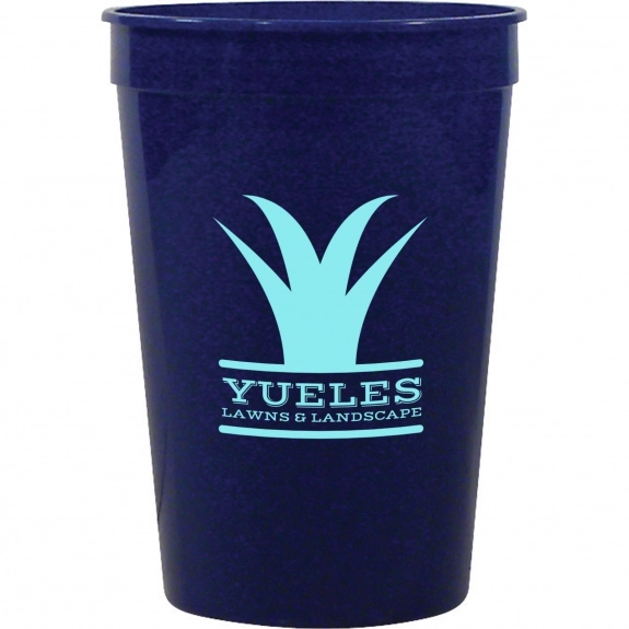 Navy - Solid Promotional Stadium Cup - 16 oz.