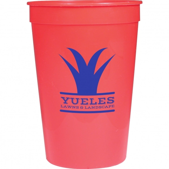 Red - Solid Promotional Stadium Cup - 16 oz.