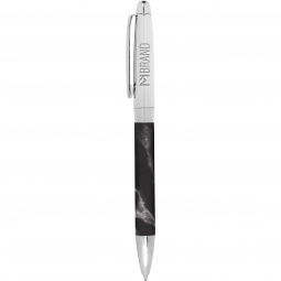 Black - LEEMAN NYC Marble Grip Executive Custom Pen