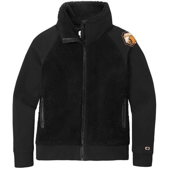 Blacktop OGIO&#174; Luuma Sherpa Full Zip Custom Fleece - Women's