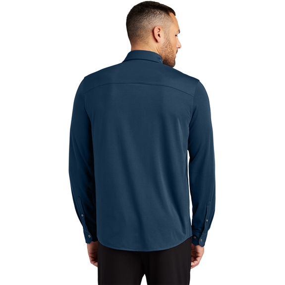 Back Mercer + Mettle&#174; Jersey Logo Long Sleeve Shirt - Men's