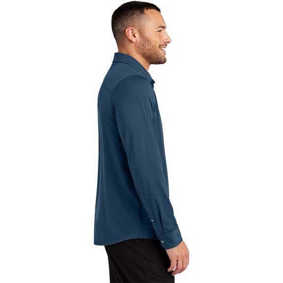 Side Mercer + Mettle&#174; Jersey Logo Long Sleeve Shirt - Men's