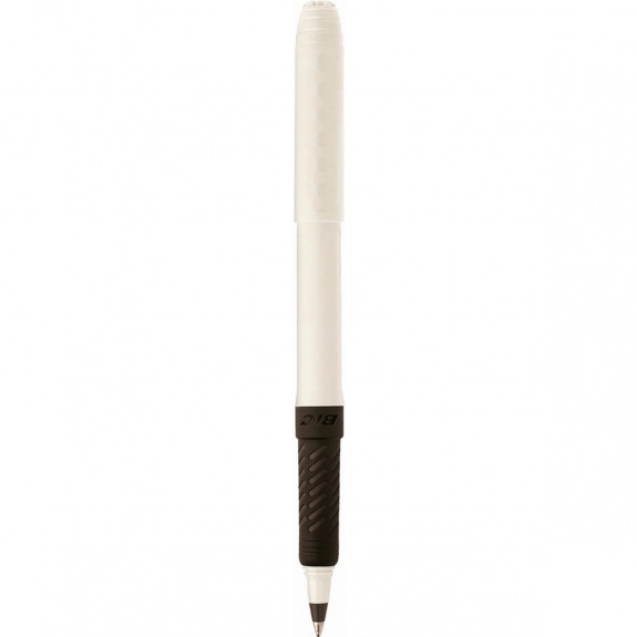 White BIC Grip Roller Promotional Pen
