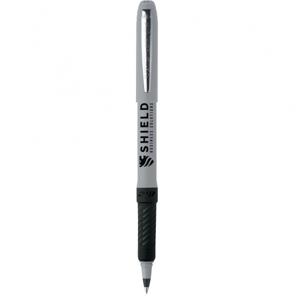 Light Gray BIC Grip Roller Promotional Pen