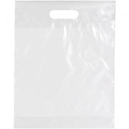 Clear Die Cut Handle Promotional Plastic Bag 
