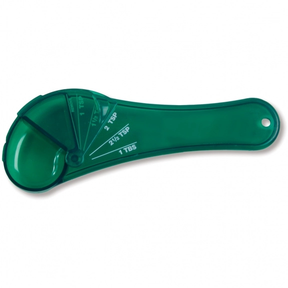 Translucent Green 5-in-1 Measuring Promo Spoon
