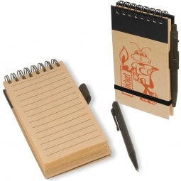 Recycled Pocket Custom Notepad Jotter - 3"w x 5"h