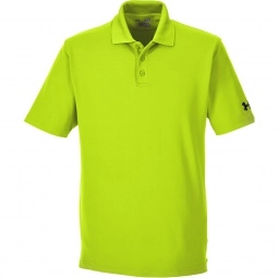 Hi Vis Yellow Under Armour Corp Performance Custom Polo Shirts