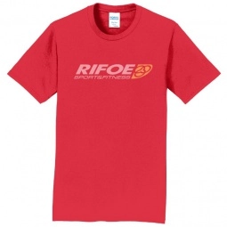 Athletic Red-Port & Company Fan Favorite Custom Tee - Colors