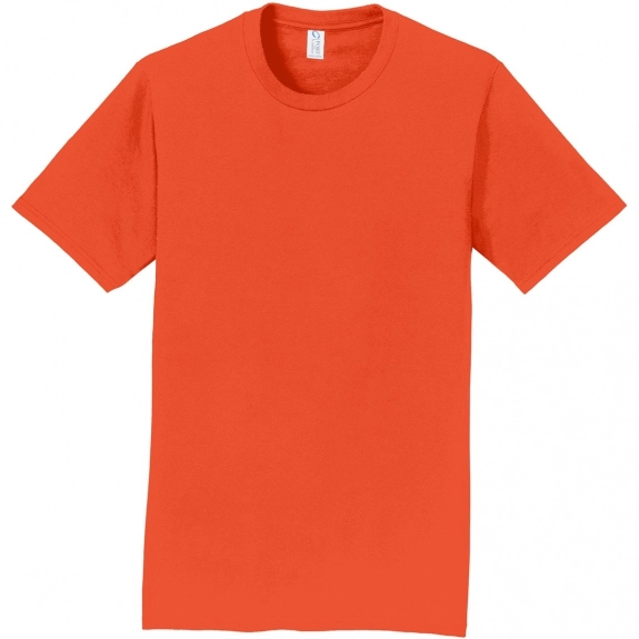 Orange Port & Company Fan Favorite Custom Tee - Colors