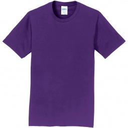 Team Purple Port & Company Fan Favorite Custom Tee - Colors