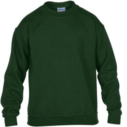 Forest Gildan&#174; Crewneck Logo Sweatshirt - Youth - Colors