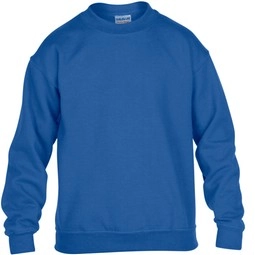 Royal Gildan&#174; Crewneck Logo Sweatshirt - Youth - Colors