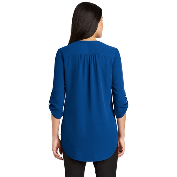 Back Port Authority&#174; 3/4 Sleeve Custom Tunic Blouse - Women's