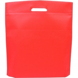 Red Die Cut Handle Logo Trade Show Tote