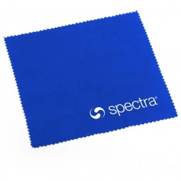 Blue Promotional Screen Cleaning Cloth w/ Pouch
