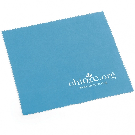 Carolina Blue Promotional Screen Cleaning Cloth w/ Pouch