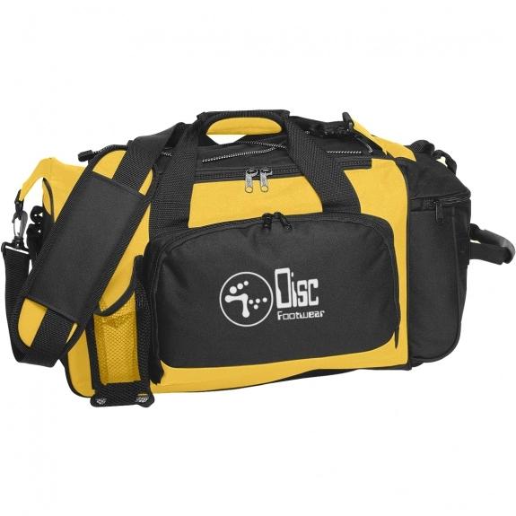 Yellow Deluxe Sport Custom Duffle Bag