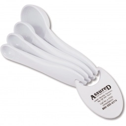 White Fiesta Custom Measuring Spoons