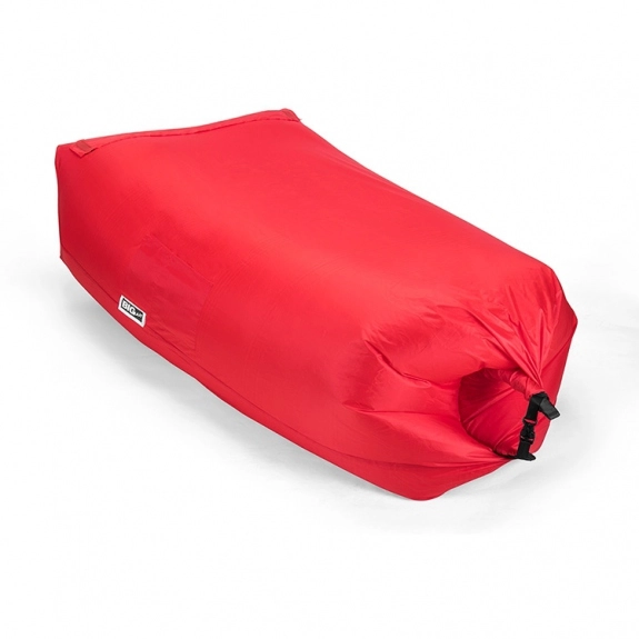 Red Premium Portable Inflatable Custom Lounger w/ Bag
