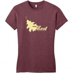 Heathered Cardinal - District Very Important Tee Custom T-Shirts - Juniors 
