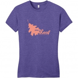 Heathered Purple - District Very Important Tee Custom T-Shirts - Juniors - 
