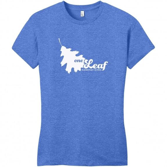 Heathered Royal - District Very Important Tee Custom T-Shirts - Juniors - H