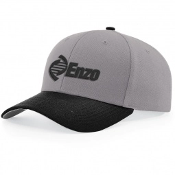 Gray/Black Richardson Surge Adjustable Custom Hat