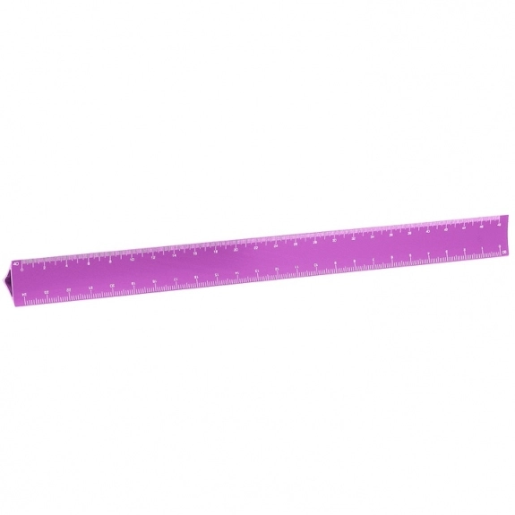 Purple Hollow Engineer Logoed Drafting Scales - 12"