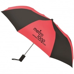 Black / Red Peerless The Revolution Custom Umbrella - 42"