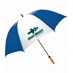 Royal white - Peerless The Mullins Promotional Golf Umbrella - 64"