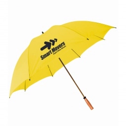 Yellow - Peerless The Mullins Promotional Golf Umbrella - 64"