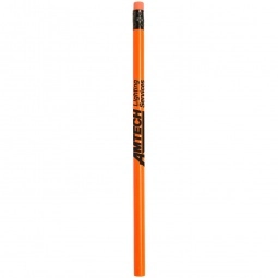 Neon Orange Neon Promotional Pencils