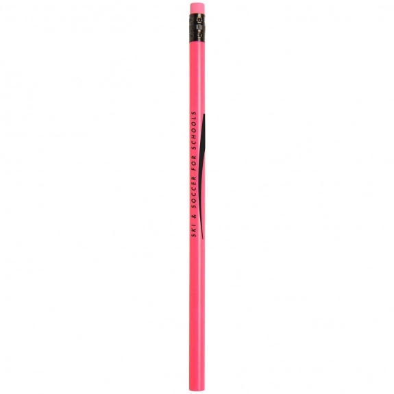 Neon Pink Neon Promotional Pencils
