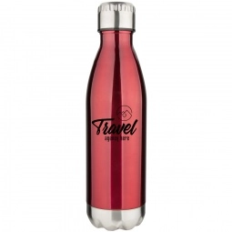 Promotional Vacuum Insulated Stainless Steel Custom Water Bottle - 17 oz. with Logo