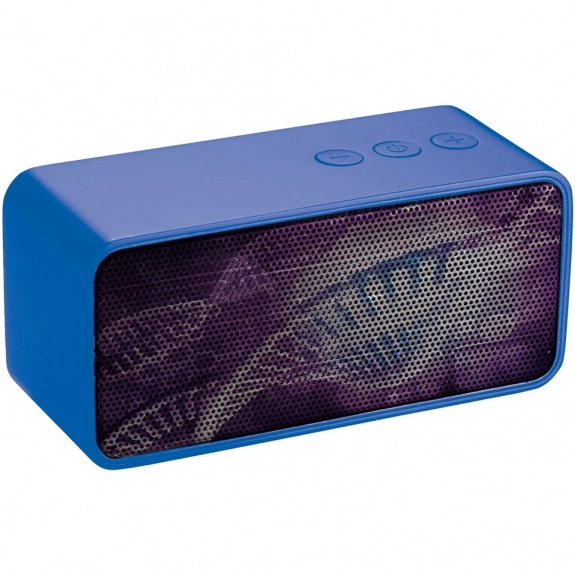 Royal Blue Full Color Promotional Bluetooth Speaker