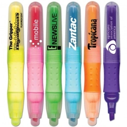 Gripped Fluorescent Promotional Highlighter