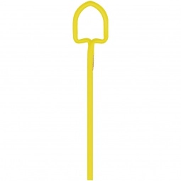 Yellow Shovel Shaped Twist Promotional Pencil
