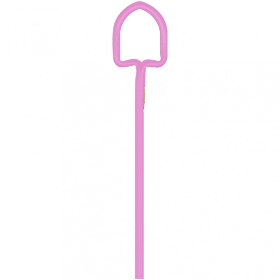 Metallic Pink Shovel Shaped Twist Promotional Pencil